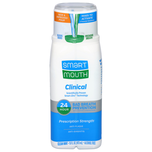 Smart Mouth Clinical Clean Mint Oral Rinse