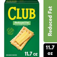 Club Reduced Fat Crackers, Lunch Snacks, 11.7 oz️