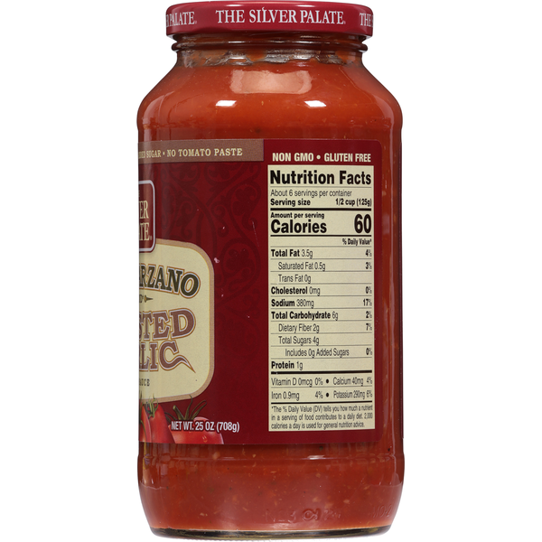The Silver Palate San Marzano Blend Roasted Garlic Pasta Sauce