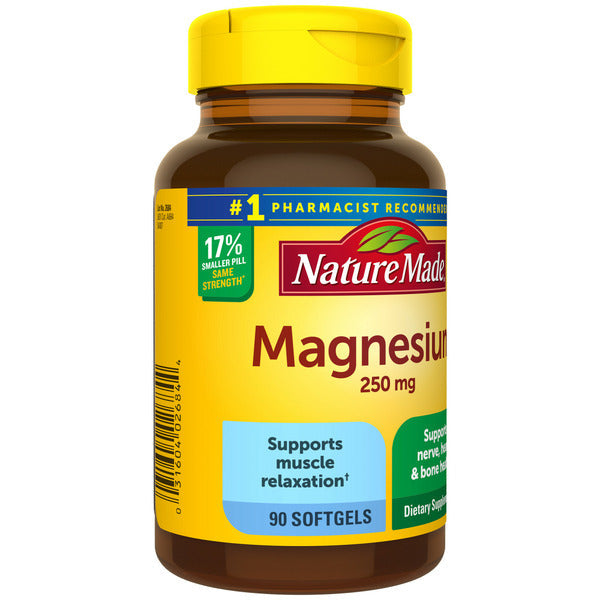 Nature Made Magnesium 250 mg Softgels