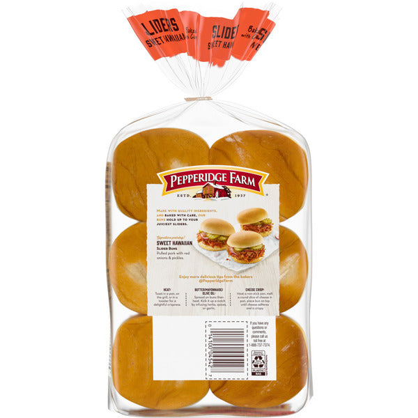 Pepperidge Farm Sweet Hawaiian Slider Buns