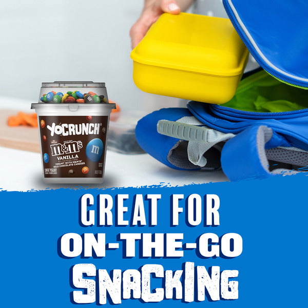 YoCrunch Vanilla Lowfat Yogurt with M&M&
