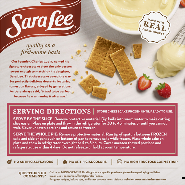 Sara Lee Cheesecake, Classic Strawberry
