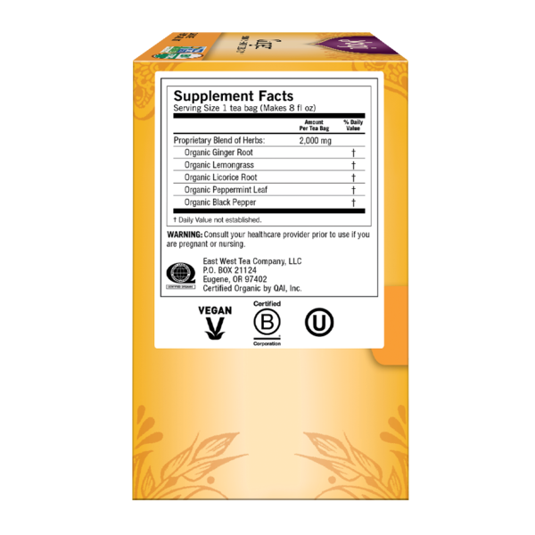 Yogi Tea Herbal Tea, Ginger, Supports Digestion, Caffeine Free