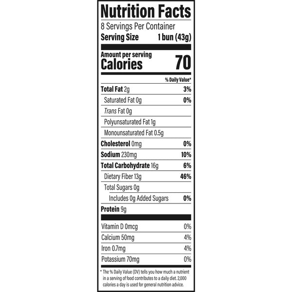 Brownberry 8 ct, Keto, Buns, Hot Dog Buns, 12 oz