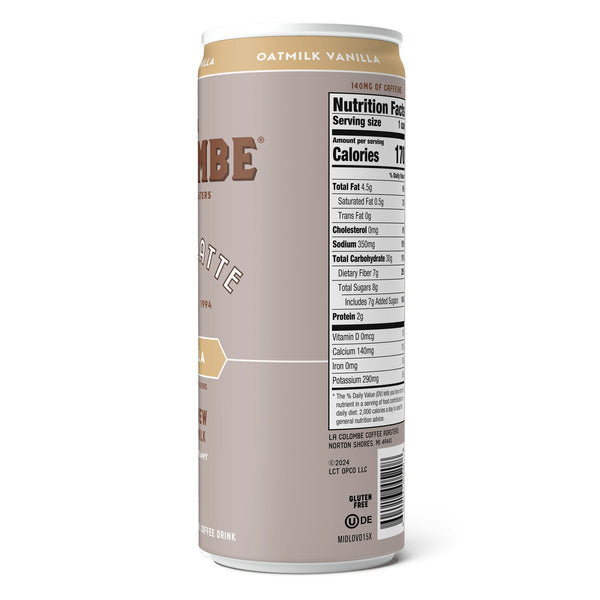 La Colombe Vanilla Draft Oatmilk Latte