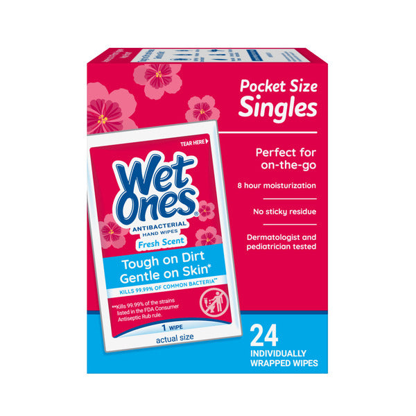 Wet Ones Hand Wipes, Individually Wrapped, Fresh Scent