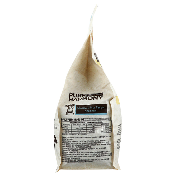 Pure Harmony Super Premium Chicken & Rice Recipe Dog Food