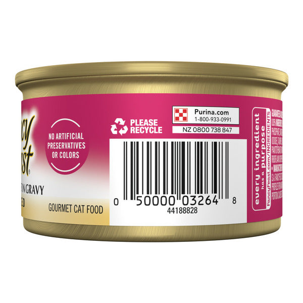 Purina Fancy Feast Sliced Chicken Feast Wet Cat Food in Gravy DestGlow