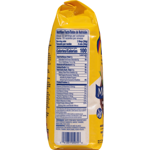 Goya Corn Meal, White, Pre-Cooked