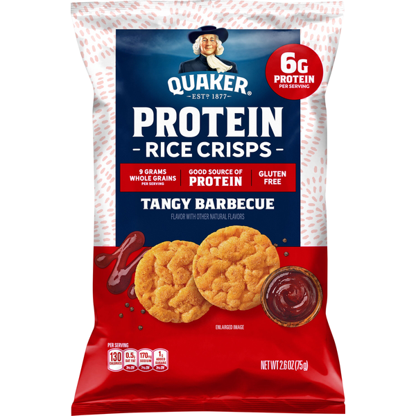 Quaker Protein Rice Crisps Tangy Barbecue