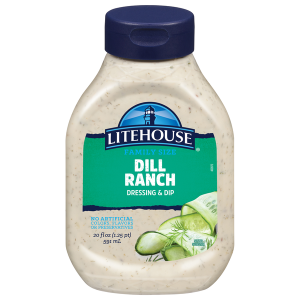 Litehouse Dressing & Dip, Dill Ranch, Family Size