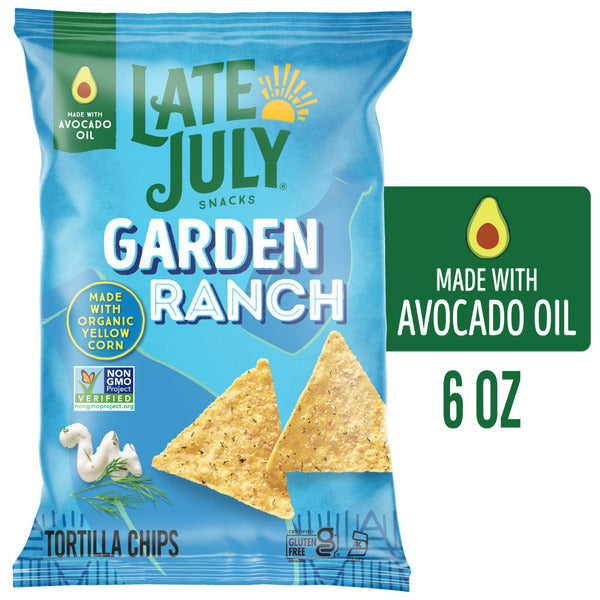 LATE JULY Snacks Garden Ranch Tortilla Chips