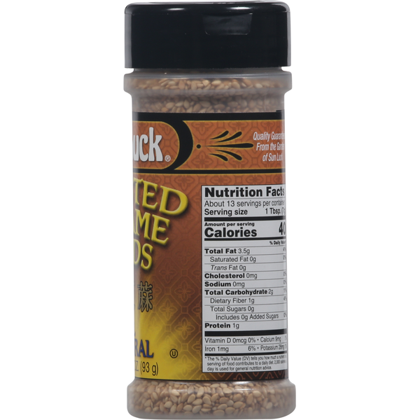 Sun Luck Sesame Seeds, Toasted, All Natural