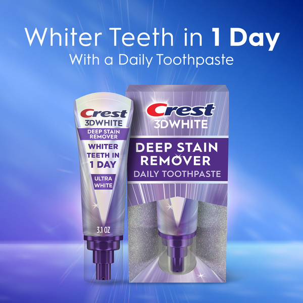 Crest Brilliance Deep Stain Remover Ultra White Toothpaste