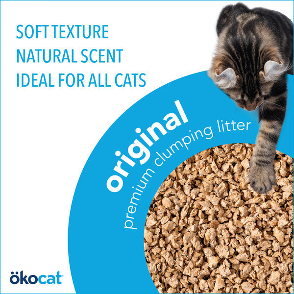 okocat Original Premium Clumping Wood Cat Litter