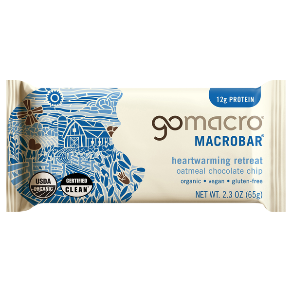 GoMacro Oatmeal Chocolate Chip MacroBar