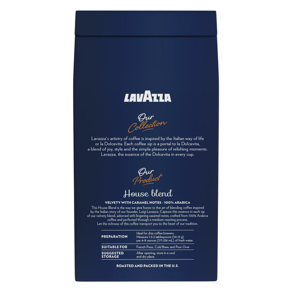 Lavazza House Blend Perfetto Medium Roast Ground Coffee