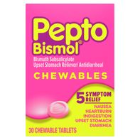 Pepto-Bismol Chewable Tablets For Nausea, Heartbur...
️ DestGlow