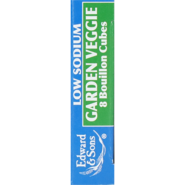 Edward & Sons Low Sodium Garden Veggie Bouillon Cubes
