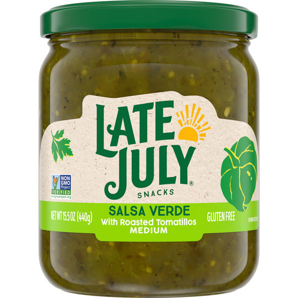Late July Salsa Verde with Roasted Tomatillos