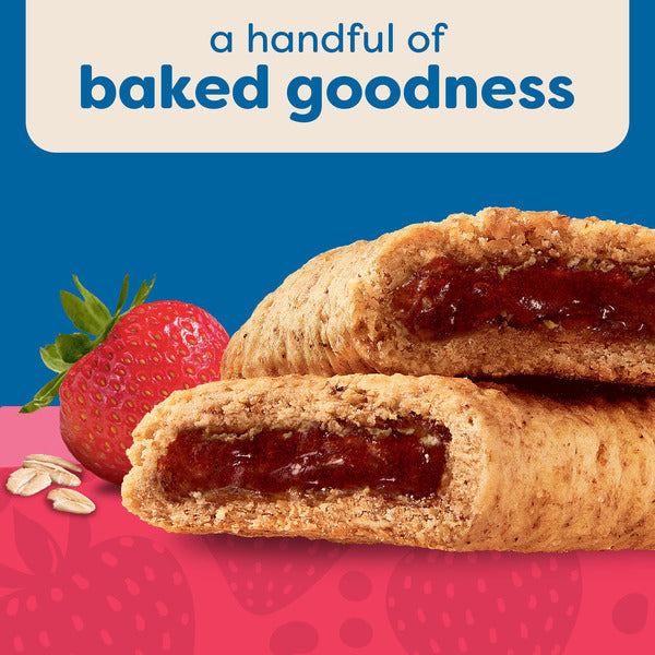 Kellogg’s Nutri-Grain Strawberry Breakfast Bars, Made with 10g Whole Grains, 8 Count