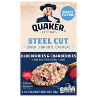 Quaker Steel Cut Quick 3-Minute Blueberries & Cran...
️ DestGlow