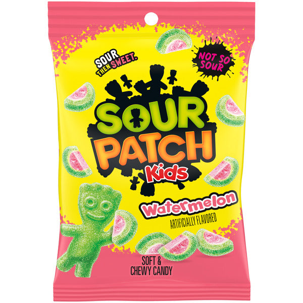 SOUR PATCH KIDS Watermelon Soft & Chewy Gummy Candy 8 oz