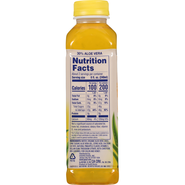 Goya Pineapple Flavor Aloe Vera Drink