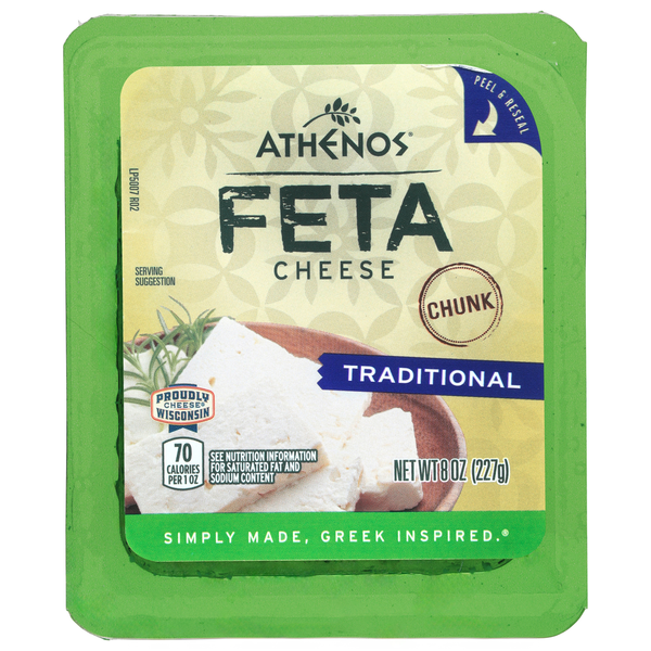 Athenos Traditional Feta Cheese Chunk