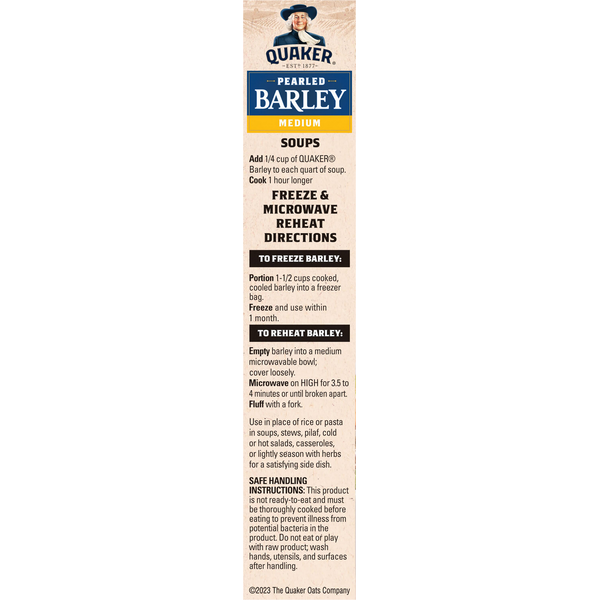 Quaker Barley, Medium, Pearled