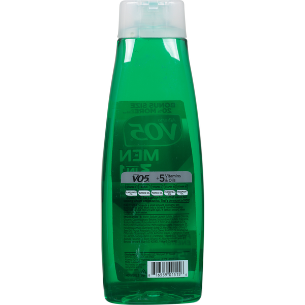 Alberto VO5 Shampoo, Conditioner, Body Wash, 3 in 1, Fresh Energy, Men