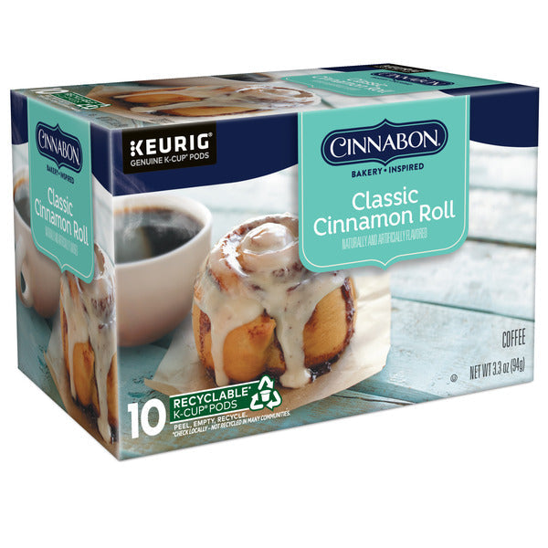 Cinnabon Classic Cinnamon Roll Coffee K-Cup Pods