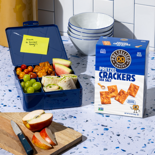 Pretzelized Sea Salt Pretzel Crackers