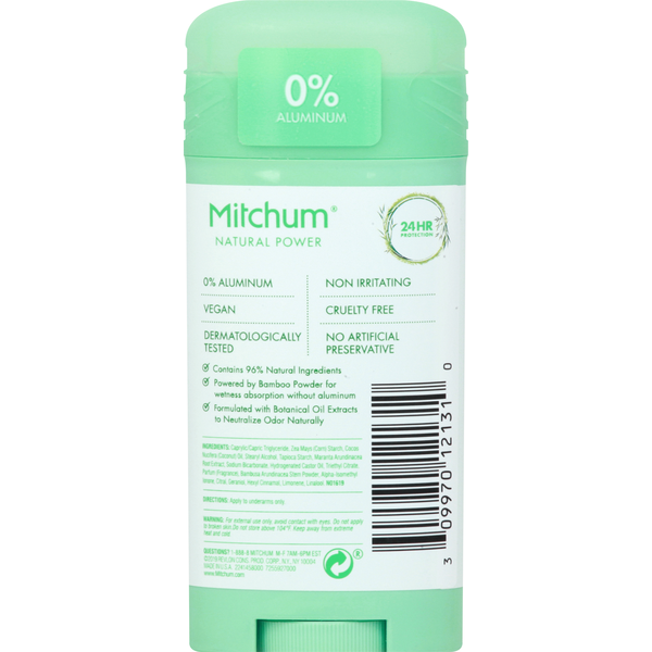 Mitchum Deodorant, Eucalyptus Scent, Women, Invisible Solid