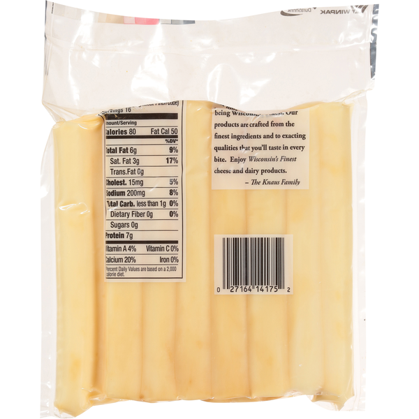 Weyauwega Star Dairy Smoked String Cheese