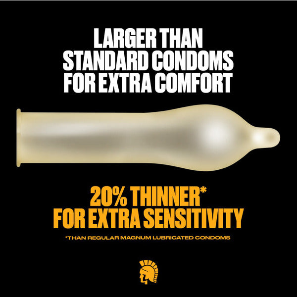 Trojan Magnum Large Size Lubricated Latex Condoms