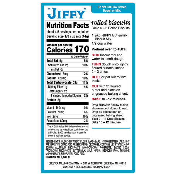 Jiffy® Buttermilk Biscuit Mix