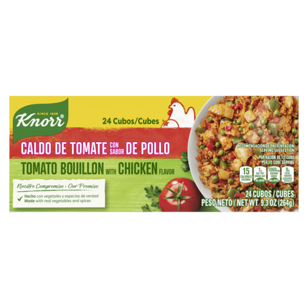 Knorr Bouillon Cubes Tomato with Chicken Flavor