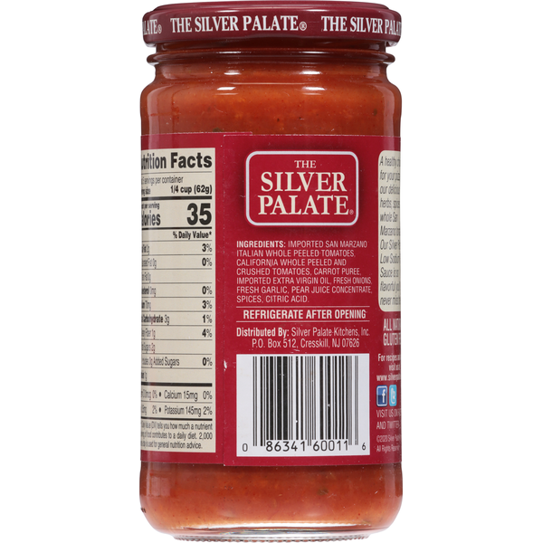 The Silver Palate Low Sodium Pizza Sauce