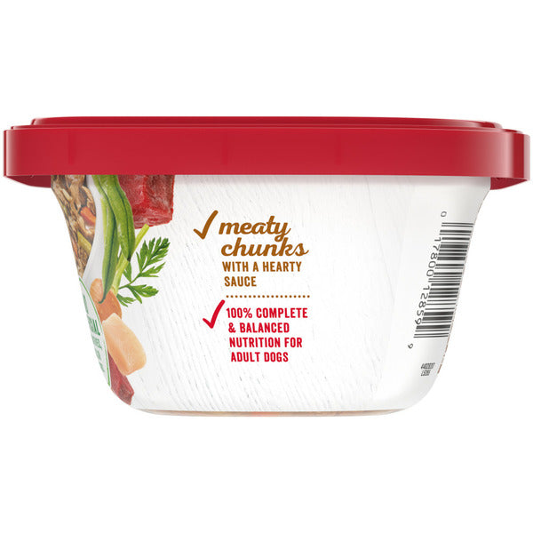 Purina Beneful High Protein, Wet Dog Food With Gravy, Prepared Meals Beef & Chicken Medley
