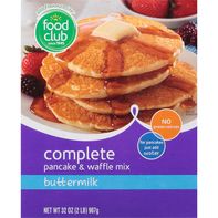Food Club Pancake & Waffle Mix, Buttermilk, Comple...
️