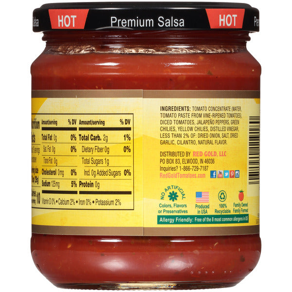 Red Gold Salsa Hot