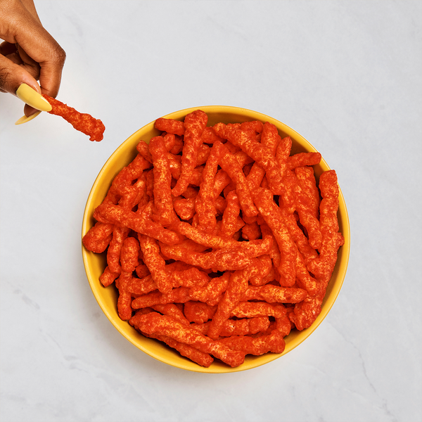 Cheetos Puffs Cheese Snacks Flamin Hot Dill Pickle