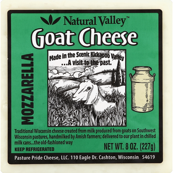 Nature Valley Cheese, Goat, Mozzarella