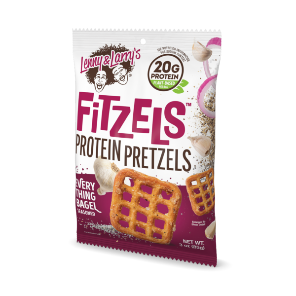 Lenny & Larry Fitzels Protein Pretzels, Everything Bagel Seasoned