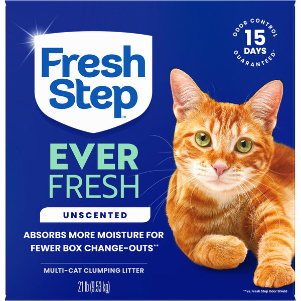 Fresh Step Ever Fresh Multi Cat Clumping Litter, Unscented