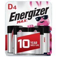 Energizer D Batteries, D Cell Alkaline Batteries️ DestGlow