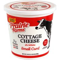 Prairie Farms 4% Small Curd Cottage Cheese️