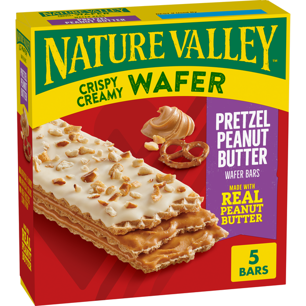 Nature Valley Pretzel Peanut Butter Crispy Creamy Wafer Bars